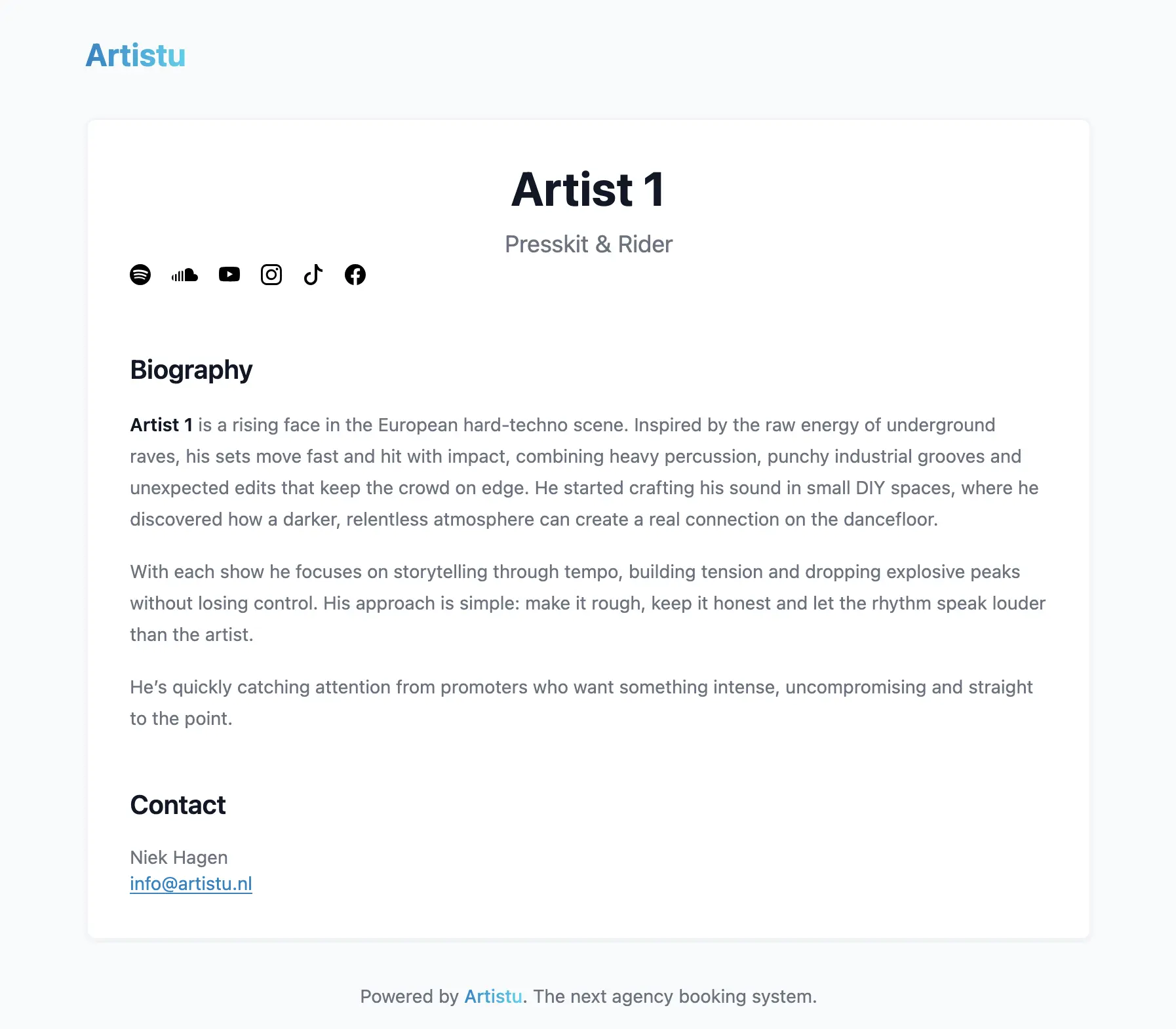 Exemple de kit de presse public